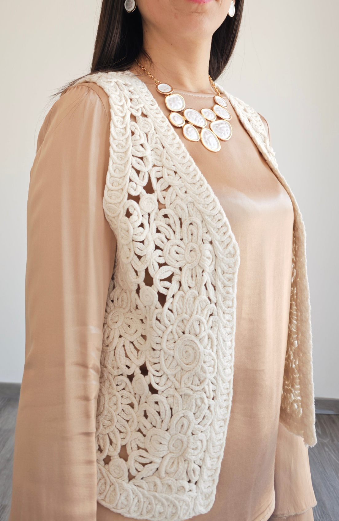 Gilet in Macramè -50%