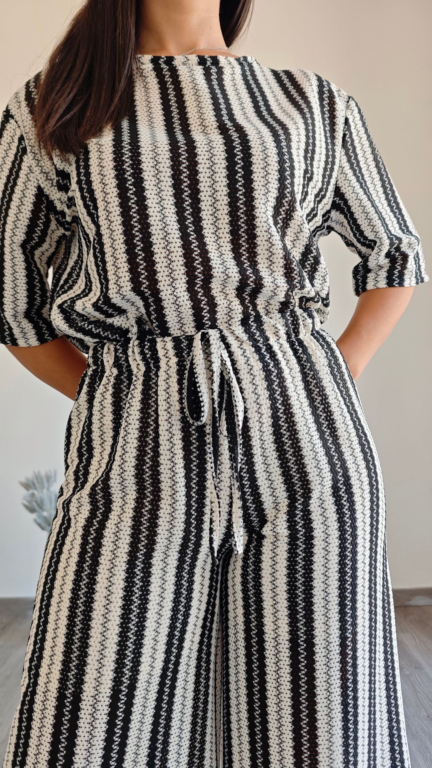 Pantalone Palazzo con Elastico -50%