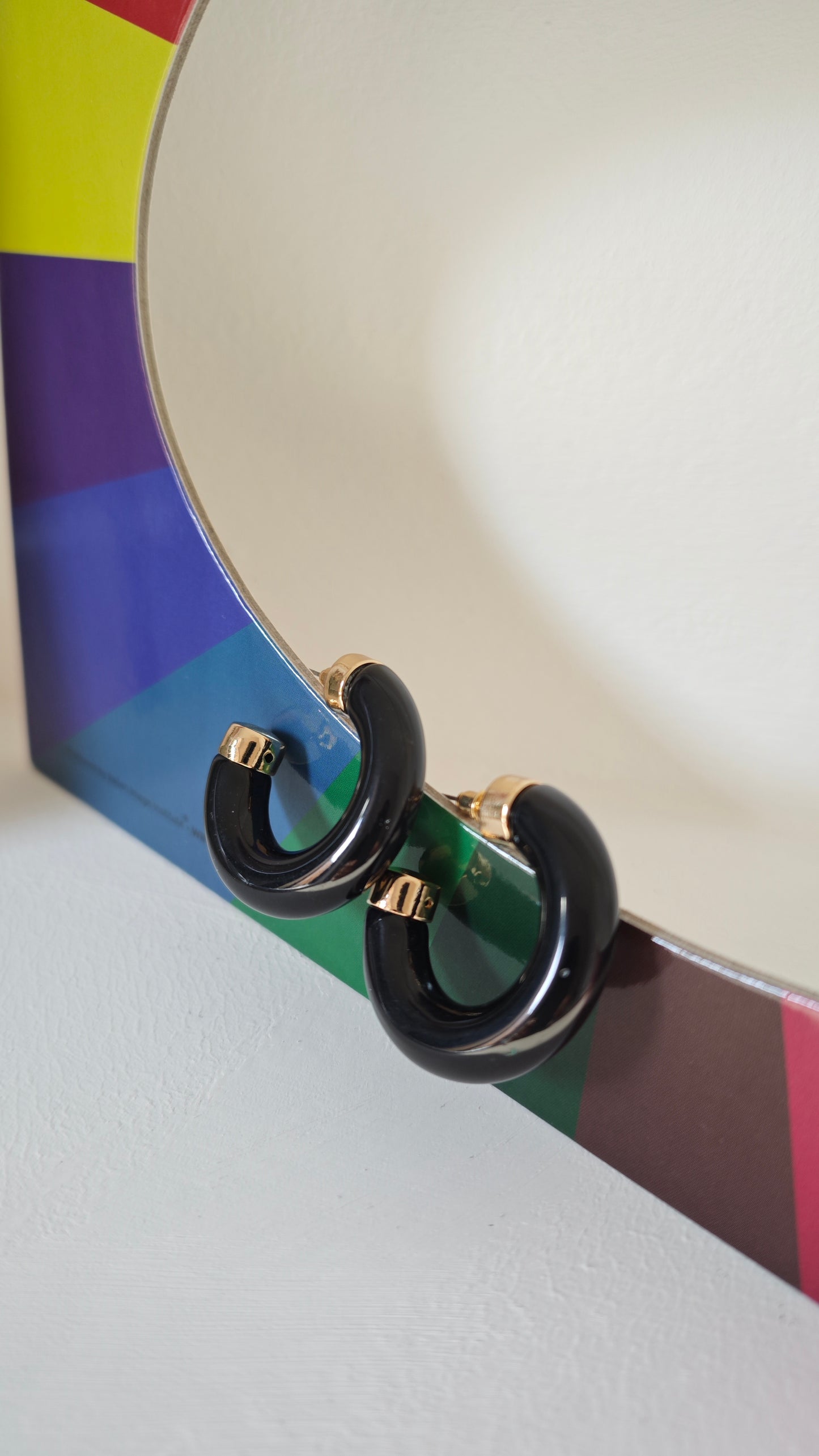 Orecchini Cerchio colorato