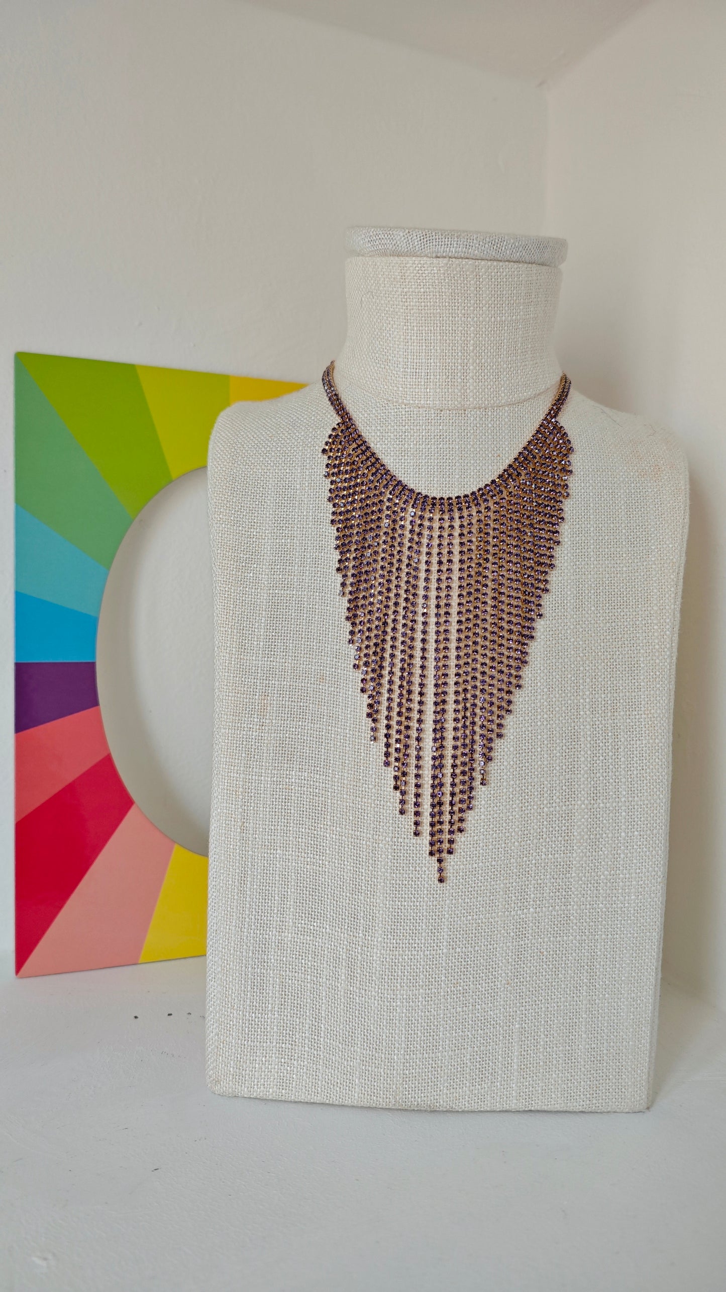 Collana cascata di Strass -50%