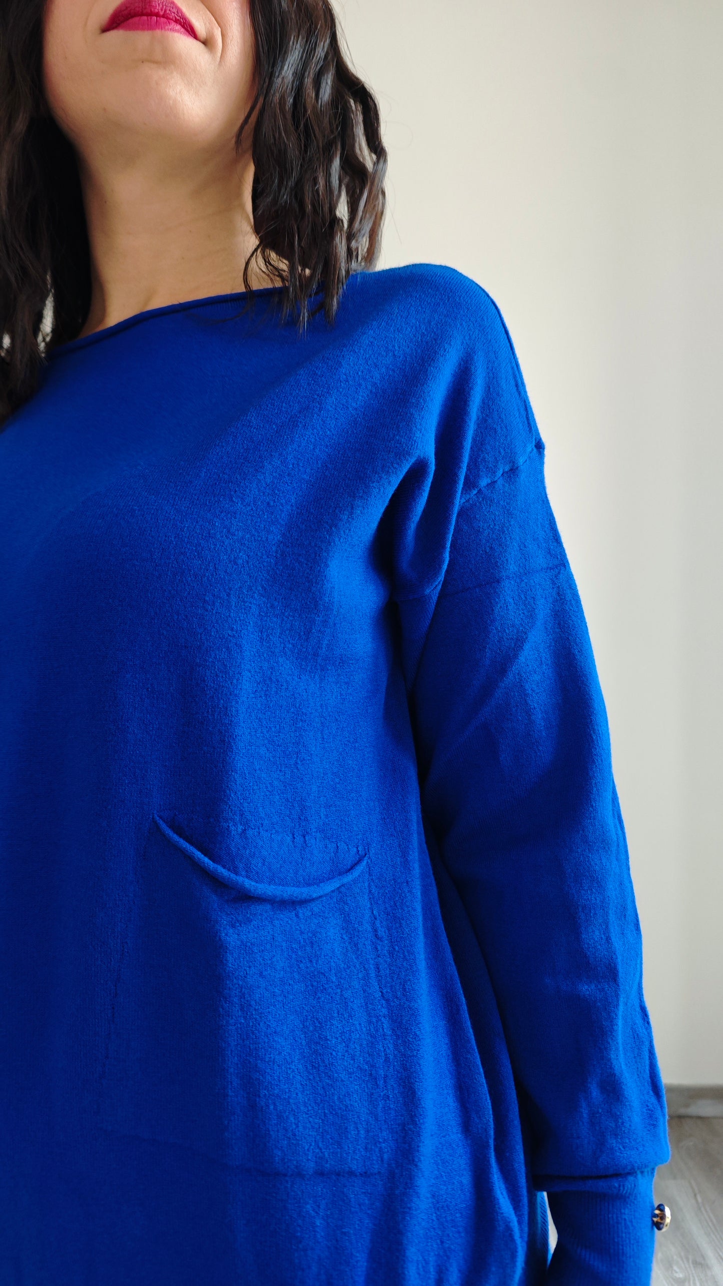 Maglia Oversize con Dettaglio Tasche -34%