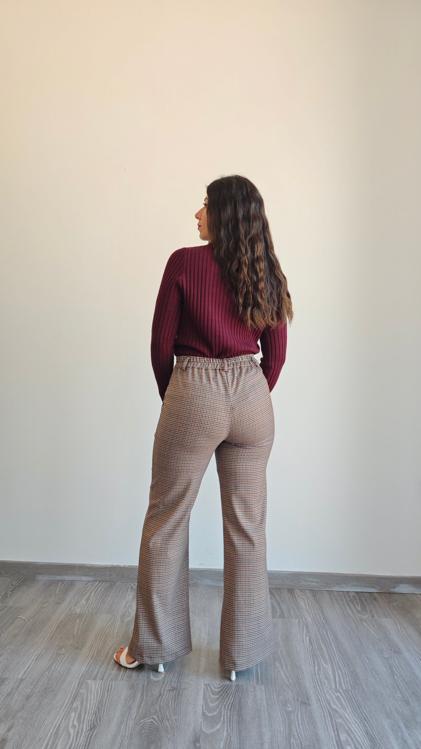 Pantalone Dritto con spacco sul davanti