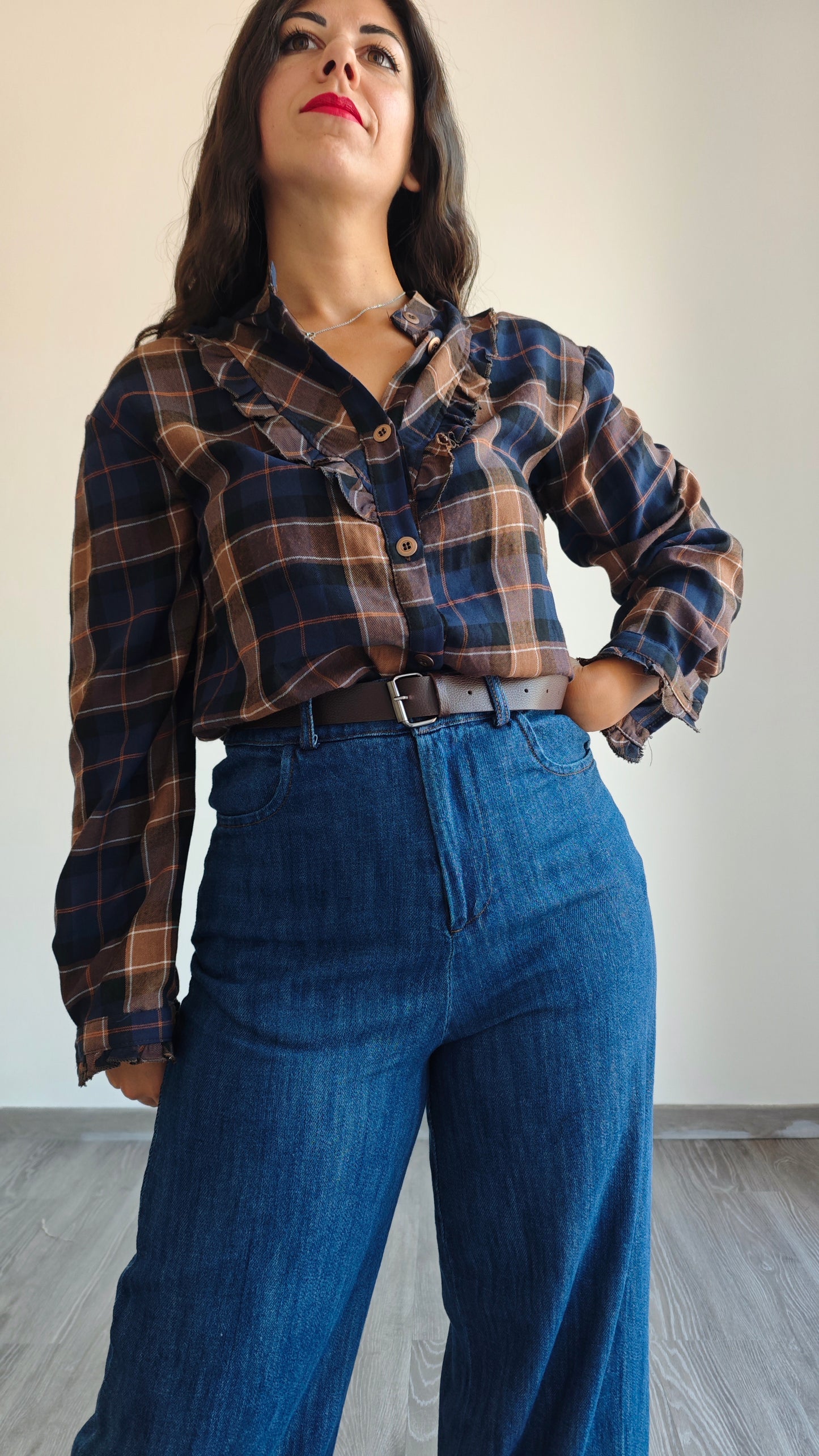 Pantalone Palazzo Denim