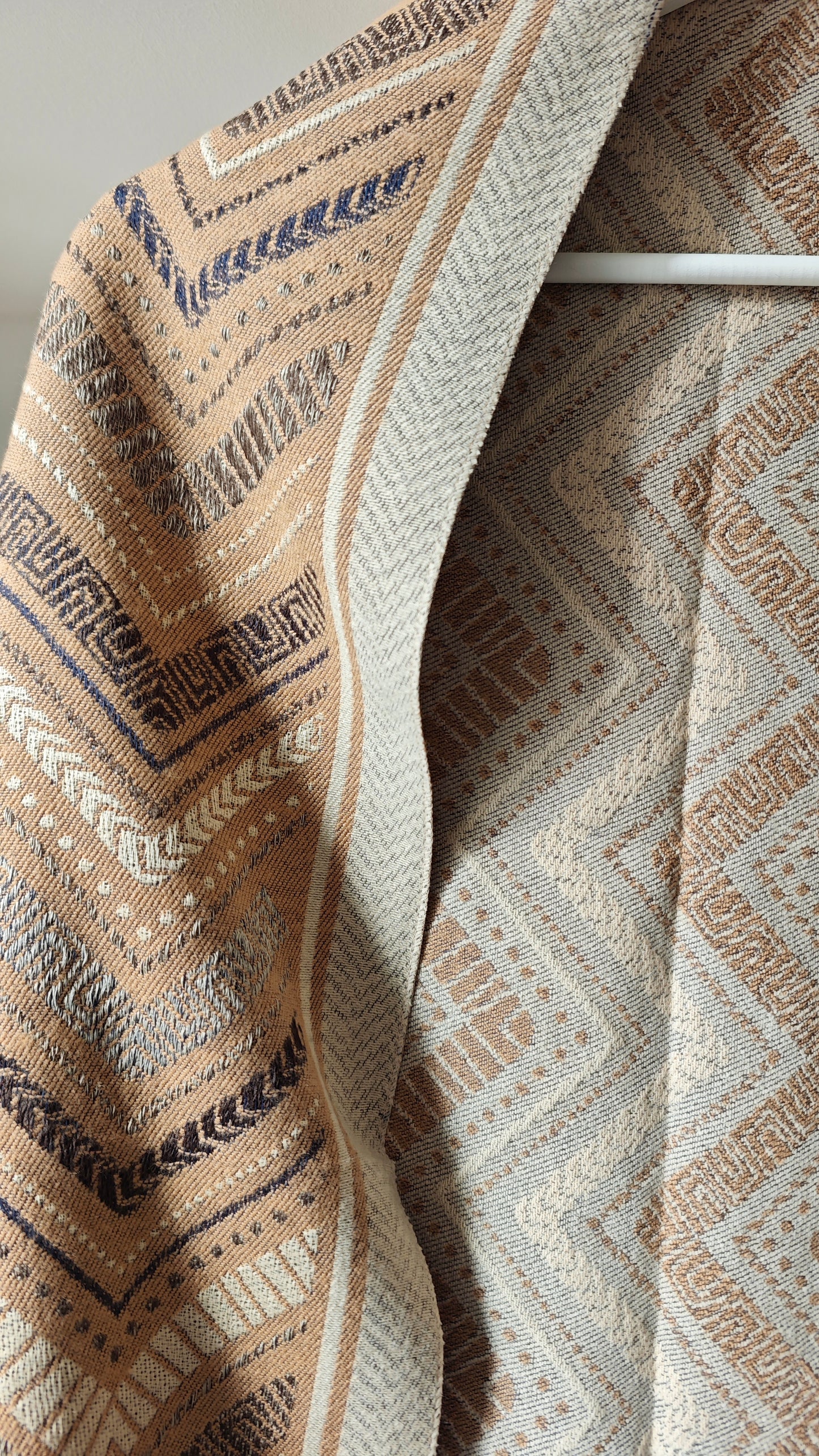 Sciarpa in Morbida Viscosa con Motivo a spina Boho - Chic -30%