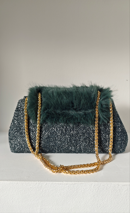 Borsa in Tweed con tracolla ◼️ -50%