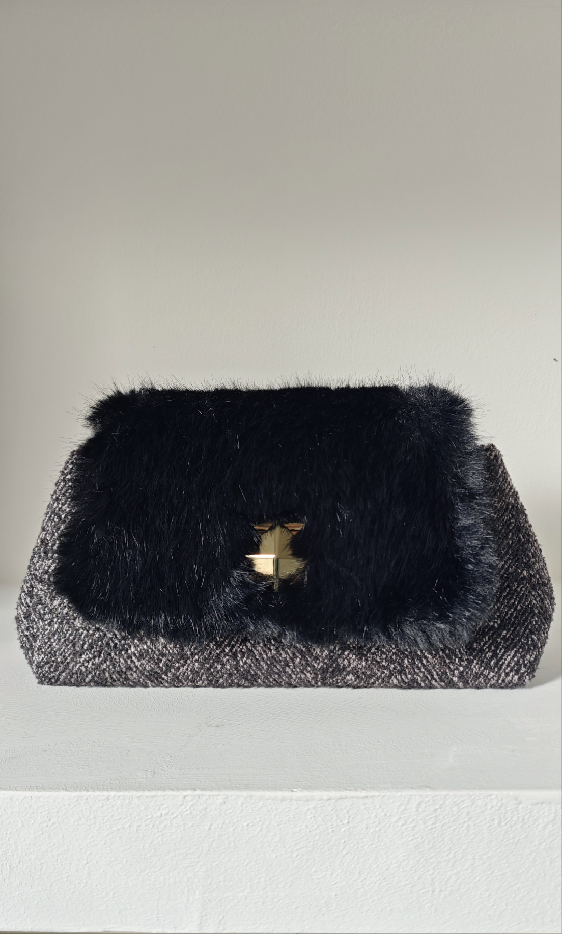 Borsa in Tweed con tracolla ◼️ -50%