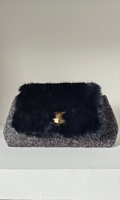 Borsa in Tweed con tracolla ◼️ -50%