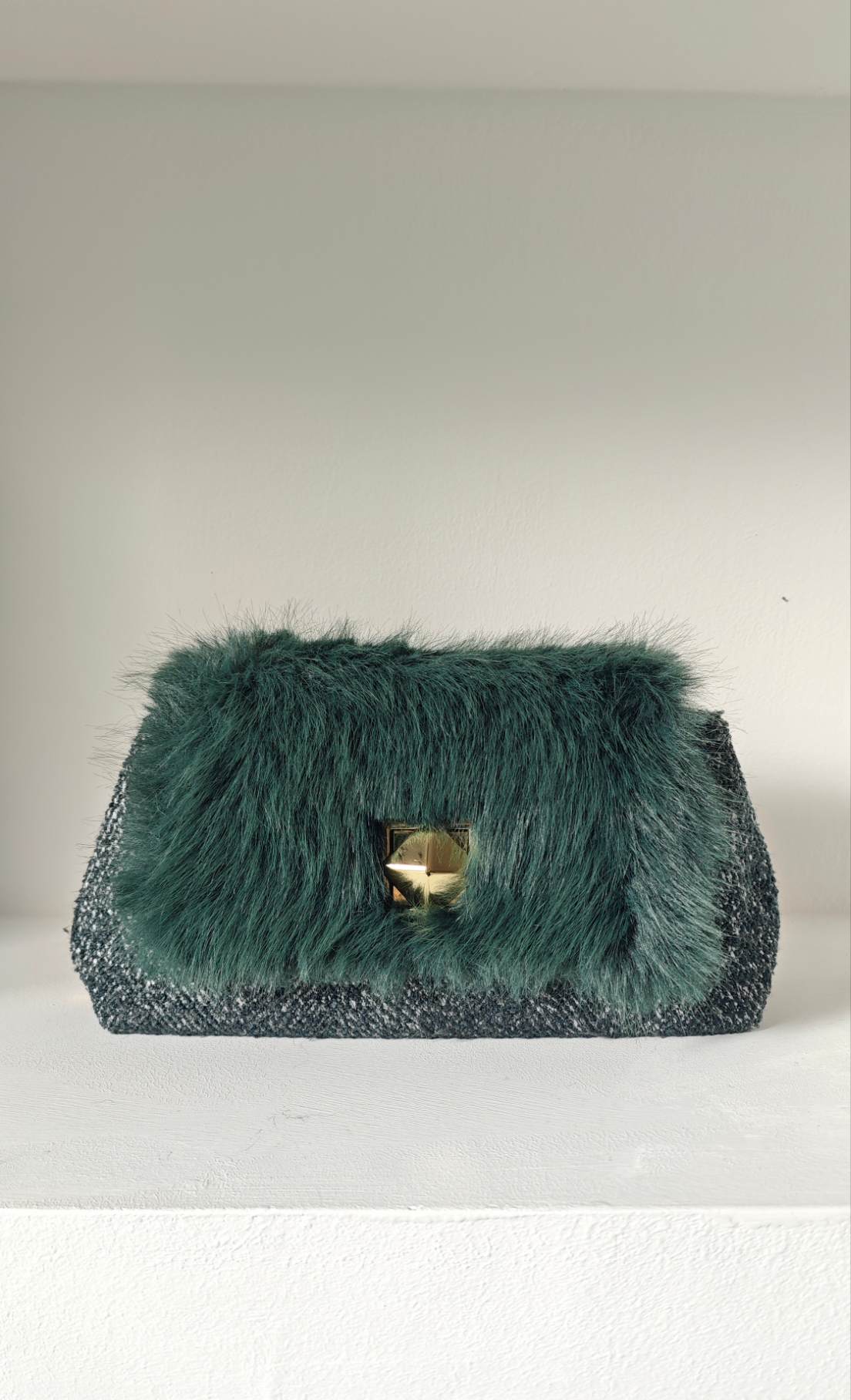Borsa in Tweed con tracolla ◼️ -50%
