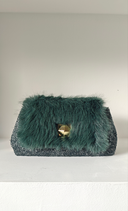 Borsa in Tweed con tracolla ◼️ -50%