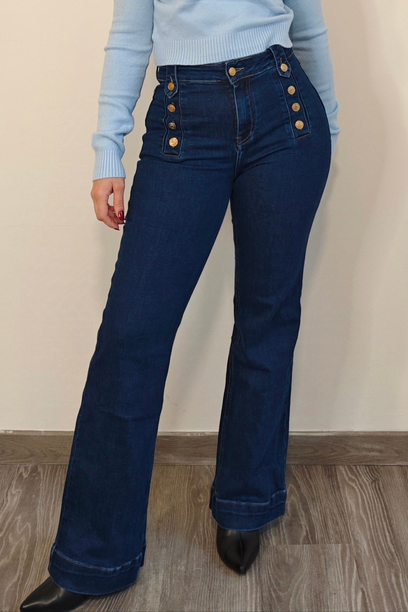 Jeans Flare con bottoni ◼️ -50%