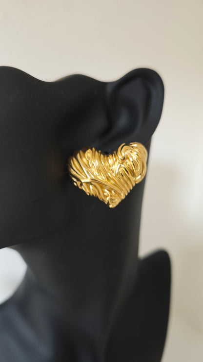 Orecchini Cuore con ricamo◼️-30%