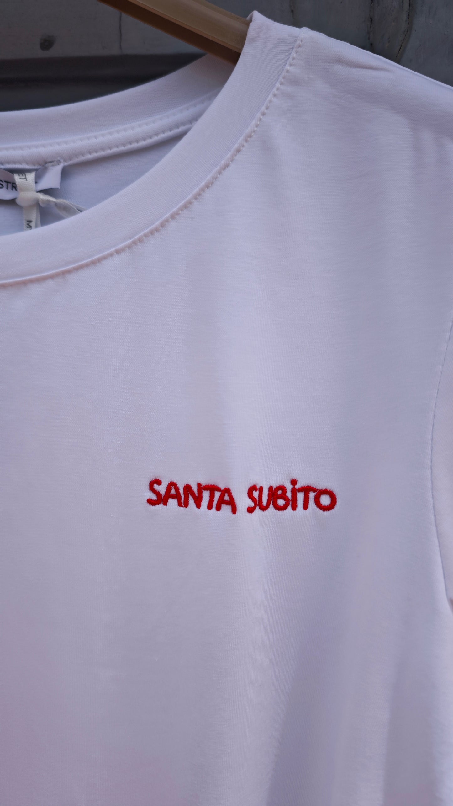 T-shirt Mezza Manica "Santa Subito " -50%