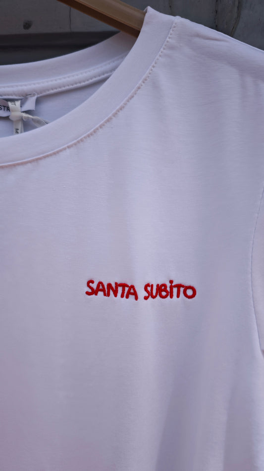 T-shirt Mezza Manica "Santa Subito "