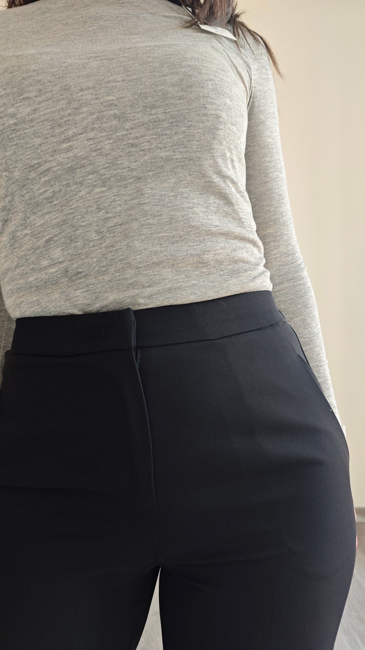 Pantalone Slim con Elastico in Vita -33%