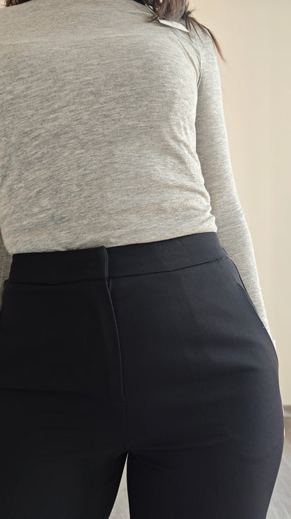 Pantalone Slim con Elastico in Vita -33%