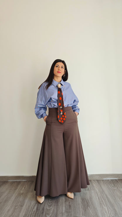 Pantalone Palazzo a vita alta -50%