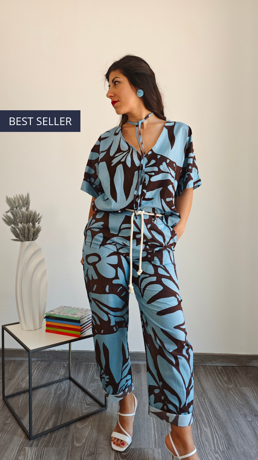 Pantalone ovetto fantasia -50%