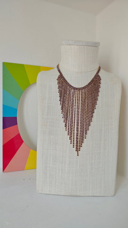 Collana cascata di Strass -50%