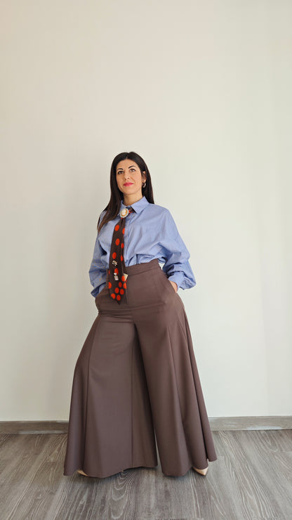 Pantalone Palazzo a vita alta -50%