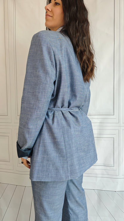 Blazer Monopetto Oversize con fusciacca -50%