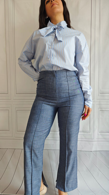 Pantalone sartoriale a Vita alta -50%