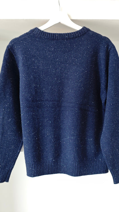 Maglia con Lavorazione a Trecce e inserti in Lurex -20%