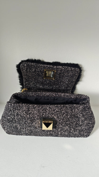 Borsa in Tweed con tracolla ◼️ -50%