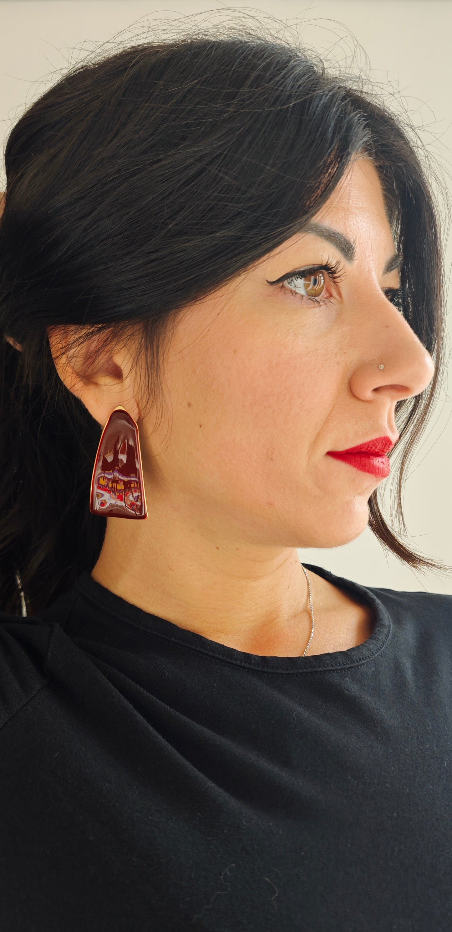 Orecchini Grandi con Forma Geometrica -30%