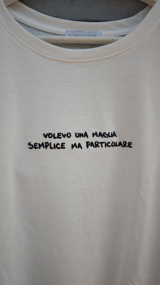 T-shirt Mezza Manica (volevo una maglia semplice ma particolare )