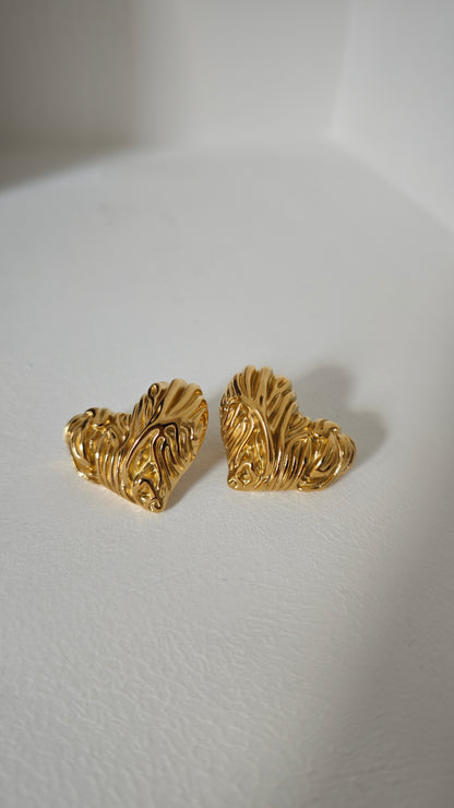 Orecchini Cuore con ricamo◼️-30%