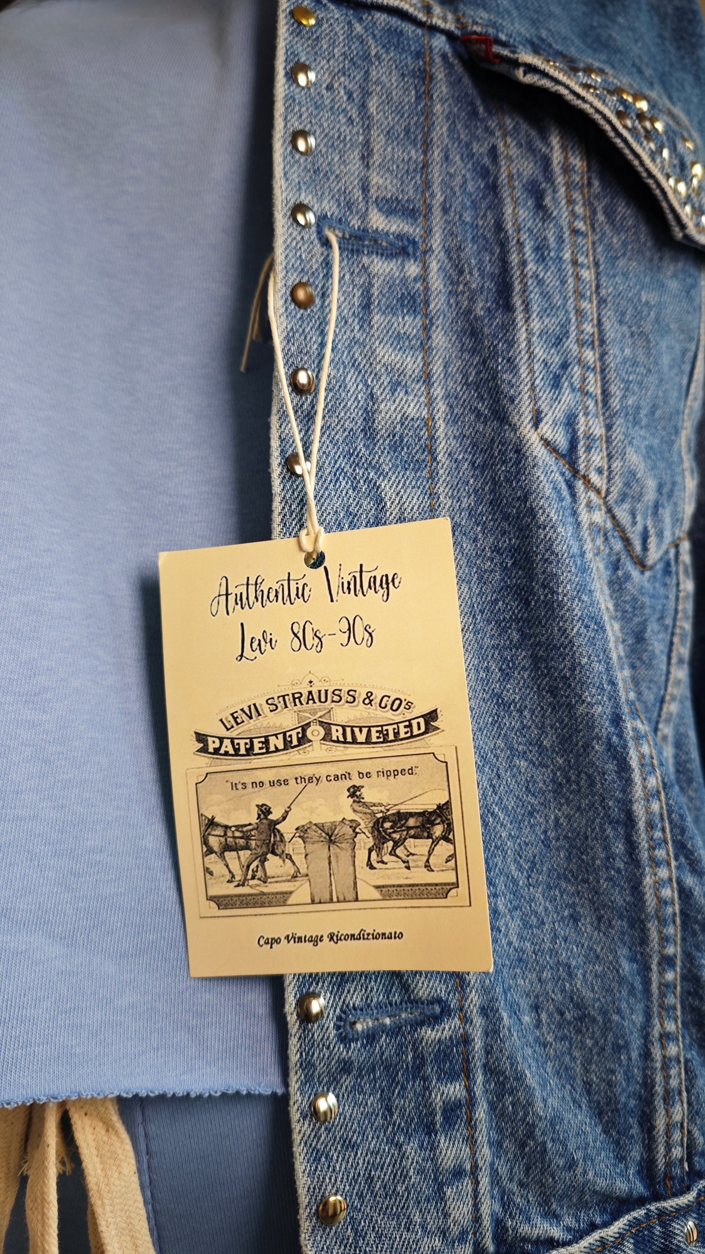 Giacca di Jeans Upcycled Levi's -50%