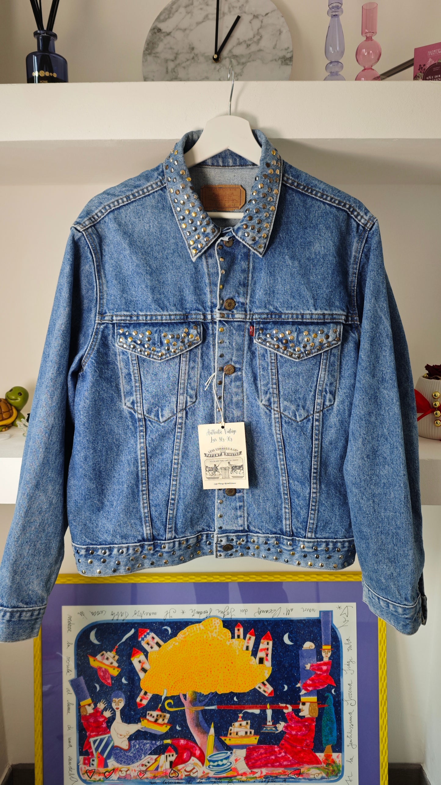 Giacca di Jeans Upcycled Levi's -50%