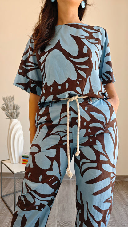 Pantalone ovetto fantasia -50%