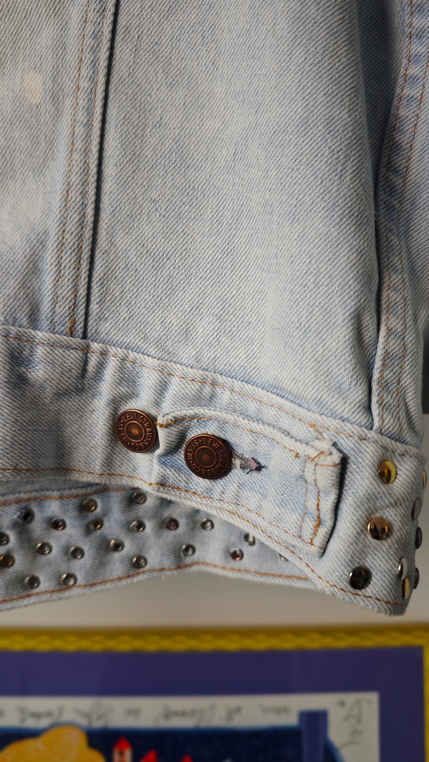 Giacca di Jeans Upcycled Levi's -50%