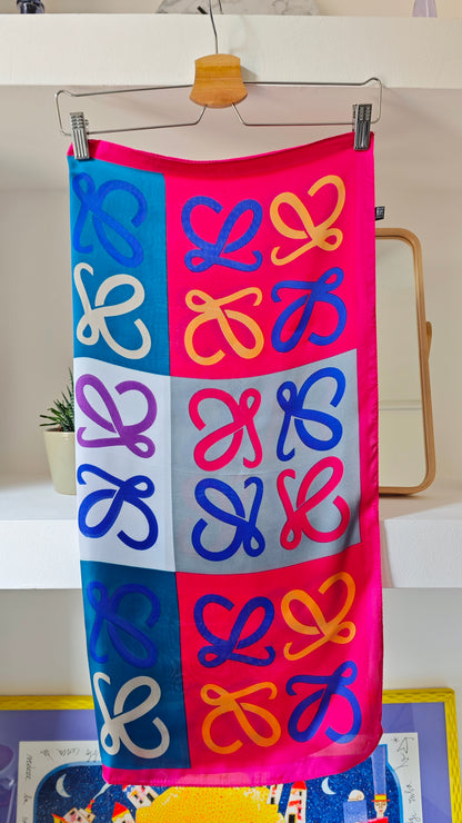 Foulard stampa Geometrica