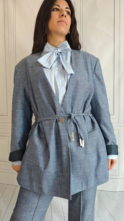 Blazer Monopetto Oversize con fusciacca -50%