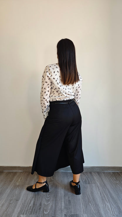 Gonna Pantalone Plissè nera -50%