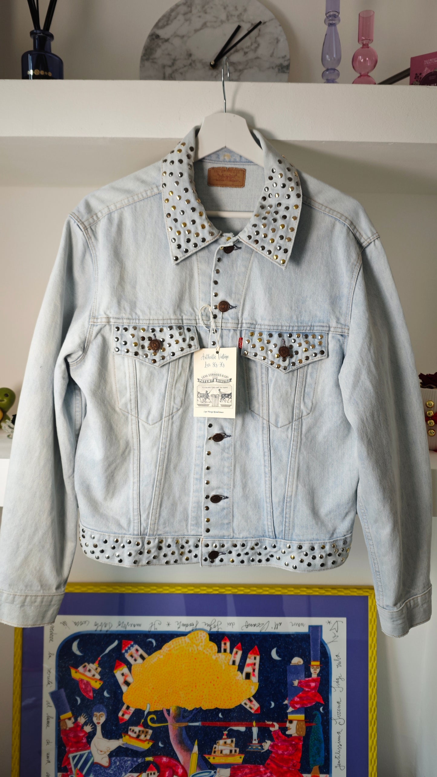 Giacca di Jeans Upcycled Levi's -50%