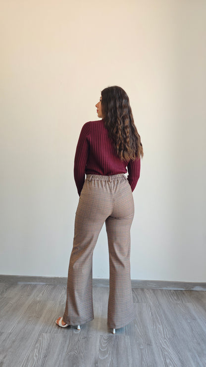 Pantalone Dritto con spacco sul davanti