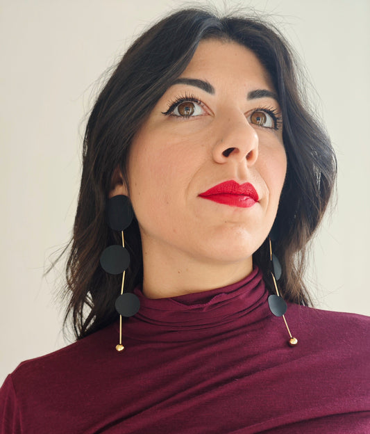 Orecchini Pendenti con cerchi