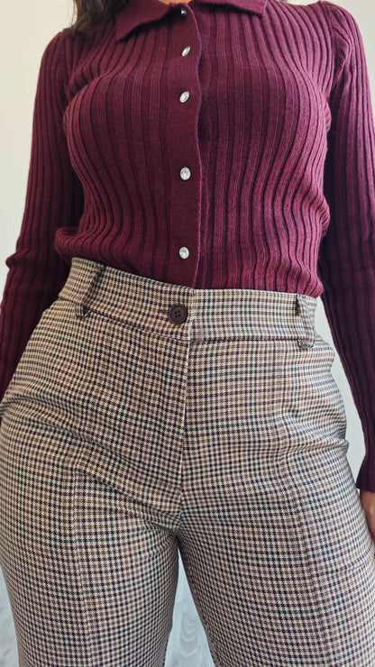 Pantalone Dritto con spacco sul davanti