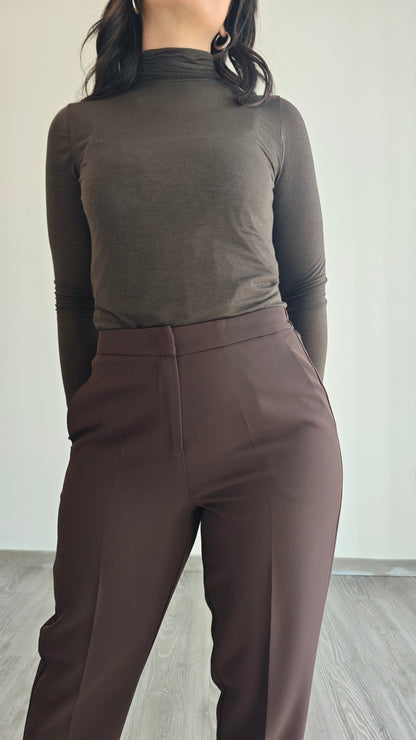 Pantalone Slim con Elastico in Vita -33%