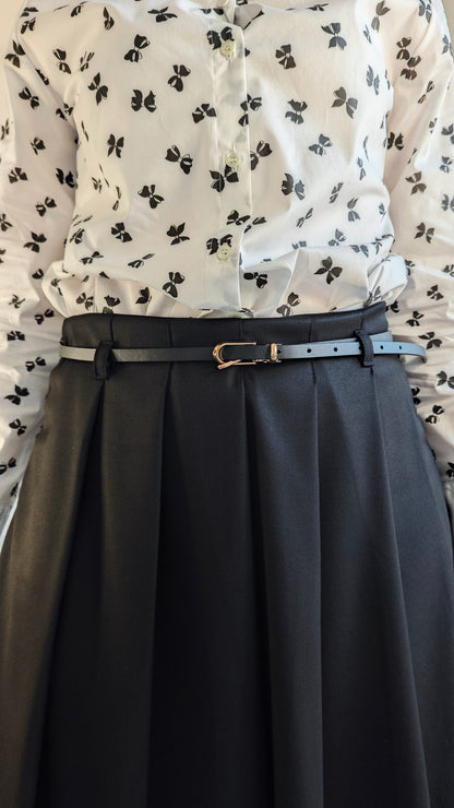 Gonna Pantalone Plissè nera -50%