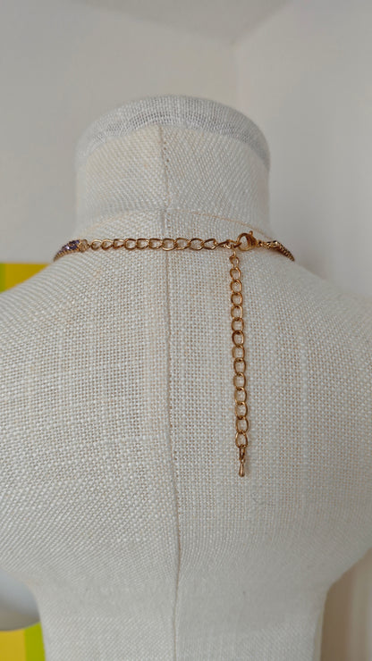 Collana cascata di Strass -50%
