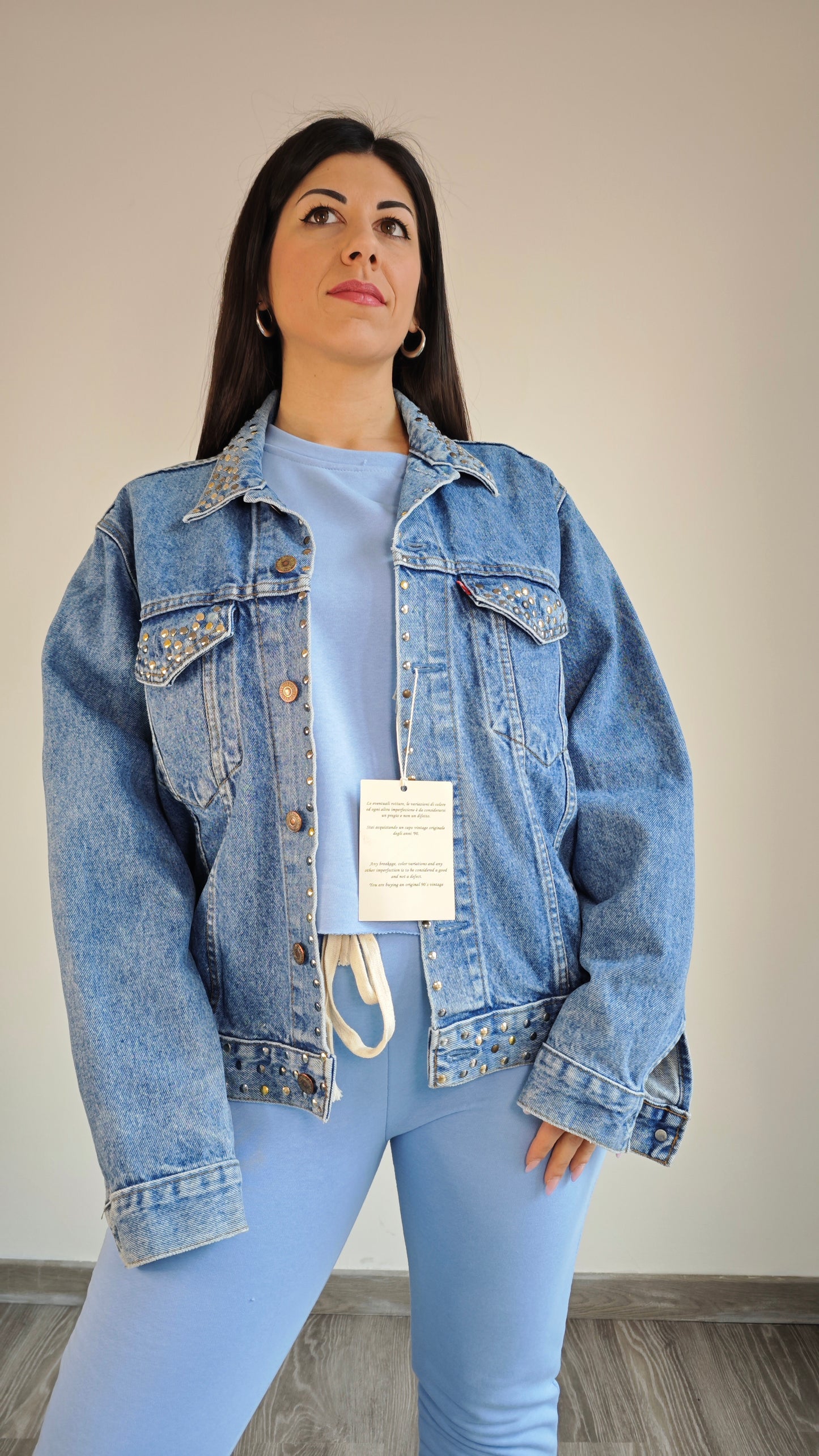 Giacca di Jeans Upcycled Levi's -50%