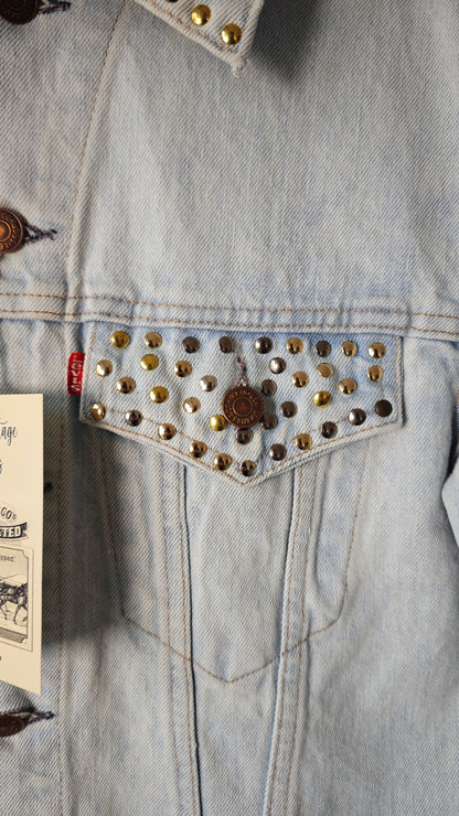 Giacca di Jeans Upcycled Levi's -50%