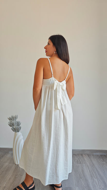Abito Midi con Fiocco -50%