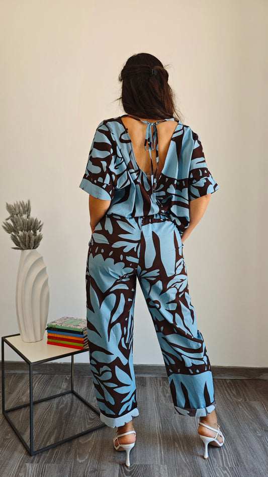 Pantalone ovetto fantasia -50%
