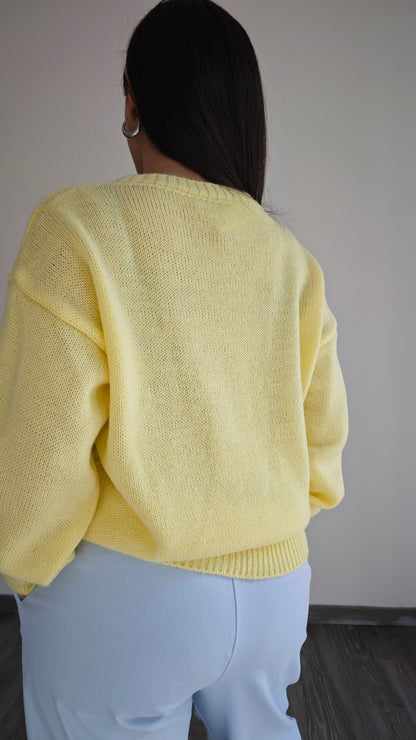 Maglia oversize con scritta  Dolcezza  -50%