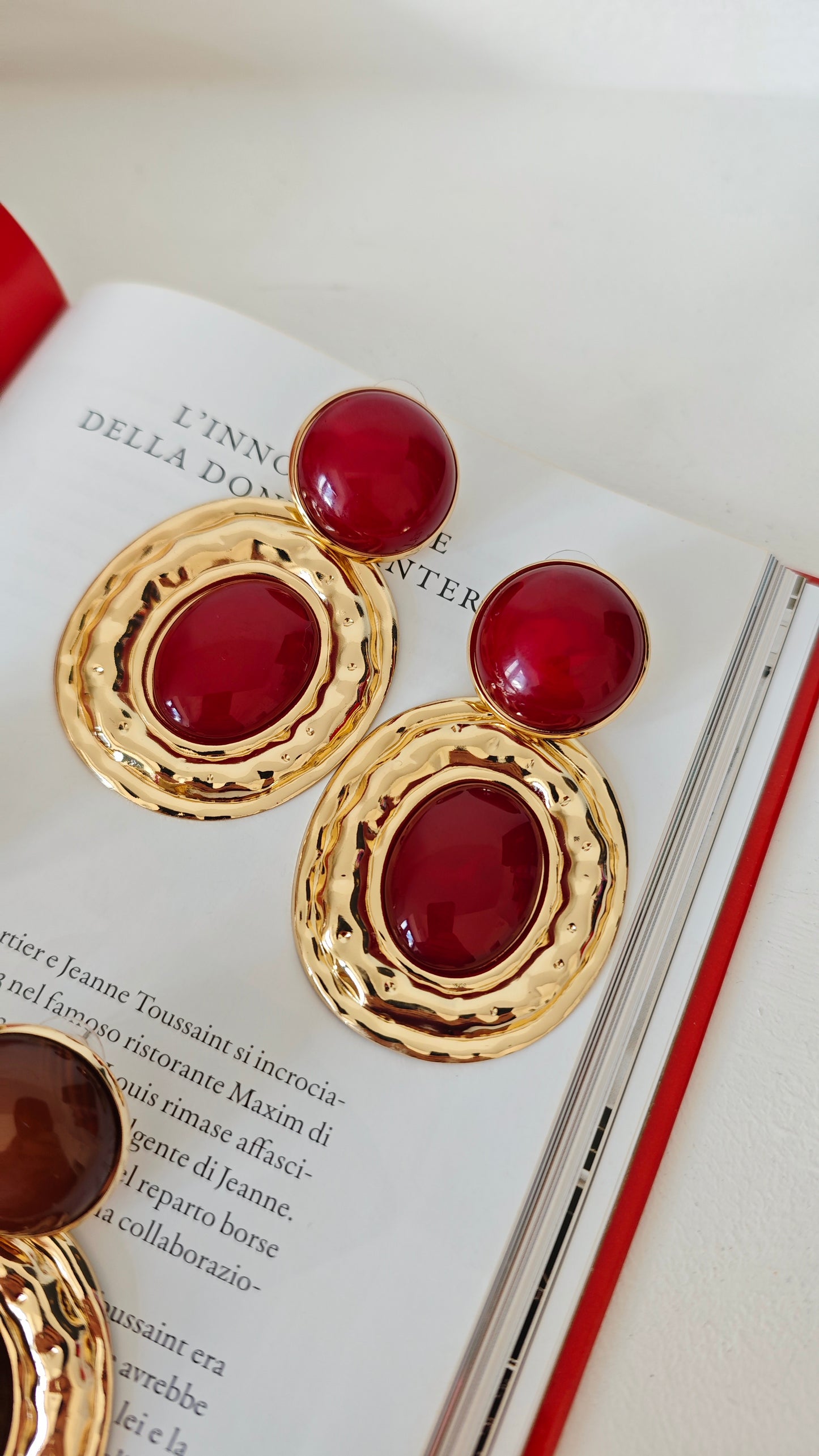 Orecchini Pendenti effetto Cabochon -30%